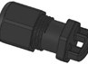 1 Koppelsnoer + dop DS3-L of QS2